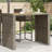 Vidaxl Garden Bar Table Grey-116118490-116118495
