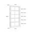 Bingham 180cm H x 90cm W Standard Bookcase-16440543