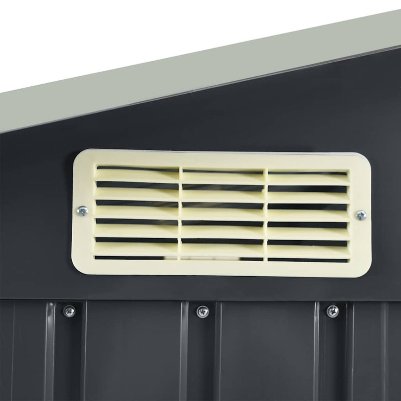 Abri de jardin avec rangement pour outils vidaXL, Anthracite