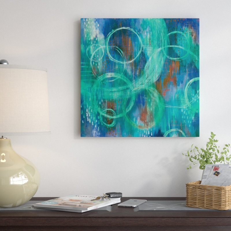 « sky fields », reproduction d’art sur toile tendue, H 12 po x l 12 po x P 0,75 po, Toile tendue, Blanc