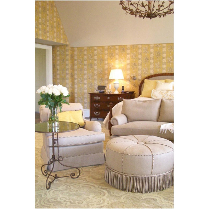 Wool Floral Area Rug, Rectangle 12' x 18'