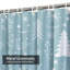 Rideau de douche avec 12 crochets Happy Christmas-1466388833