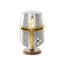 Sculpture Goldwasser Cole et casque en fer