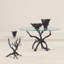 Table de bout à plateau en verre