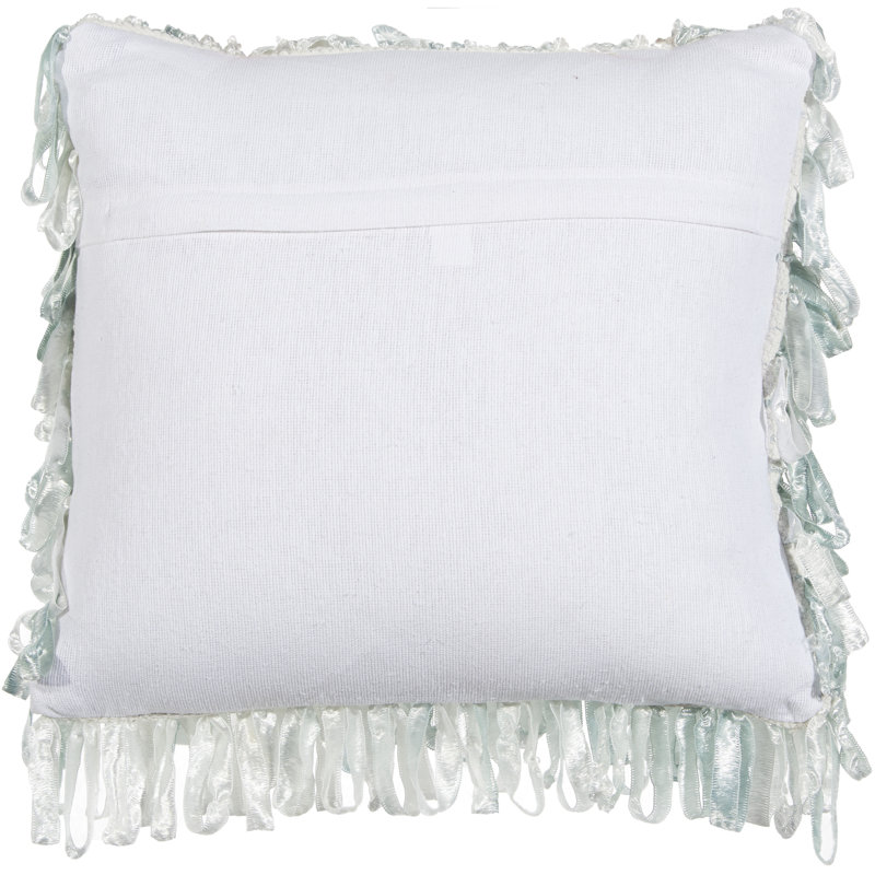 Housse de coussin carré et insert, Écume de mer