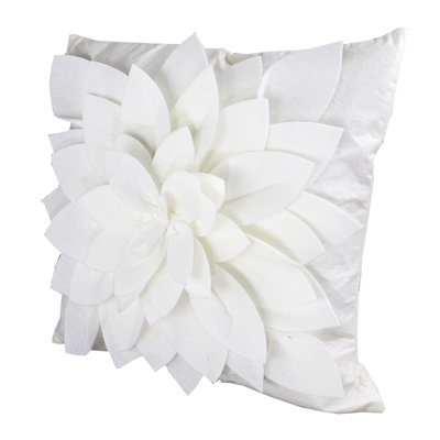 Sara's Garden Polyester Throw Square Pillow Cover