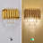 Aluminum Crystal Wallchiere Sconce