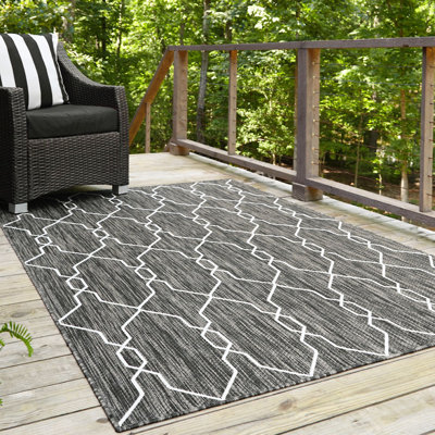 Tapis vert d'extérieur couleur cendre