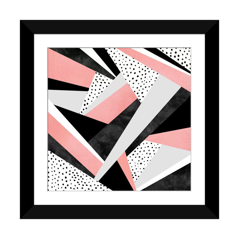 « happy fille », impression sur toile, H 16 po x l 16 po x P 1 po, Papier d'art encadré noir, Blanc