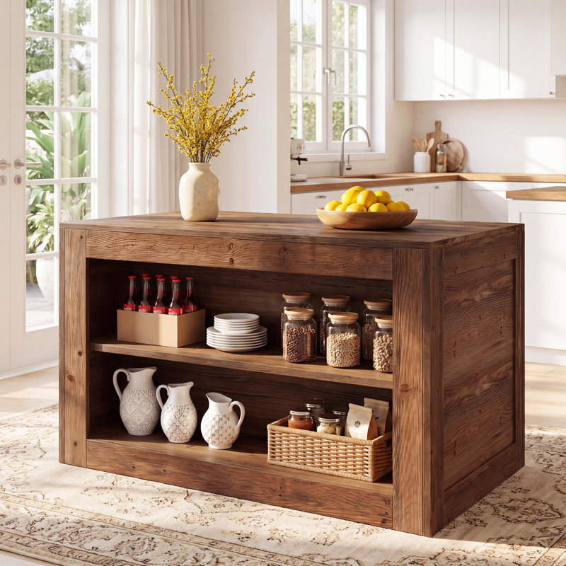 Table pour îlot de cuisine 55,1 po