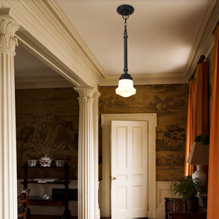 Luminaire suspendu simple à 1 lumière