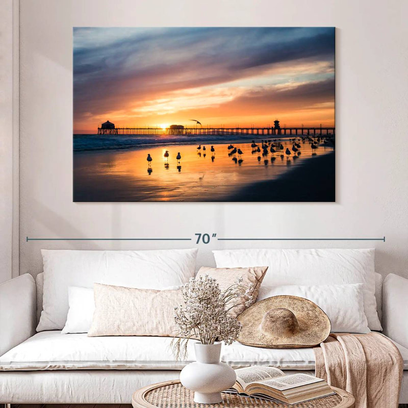 Gillard Huntington Beach Seagulls, H 34 po x l 51 po
