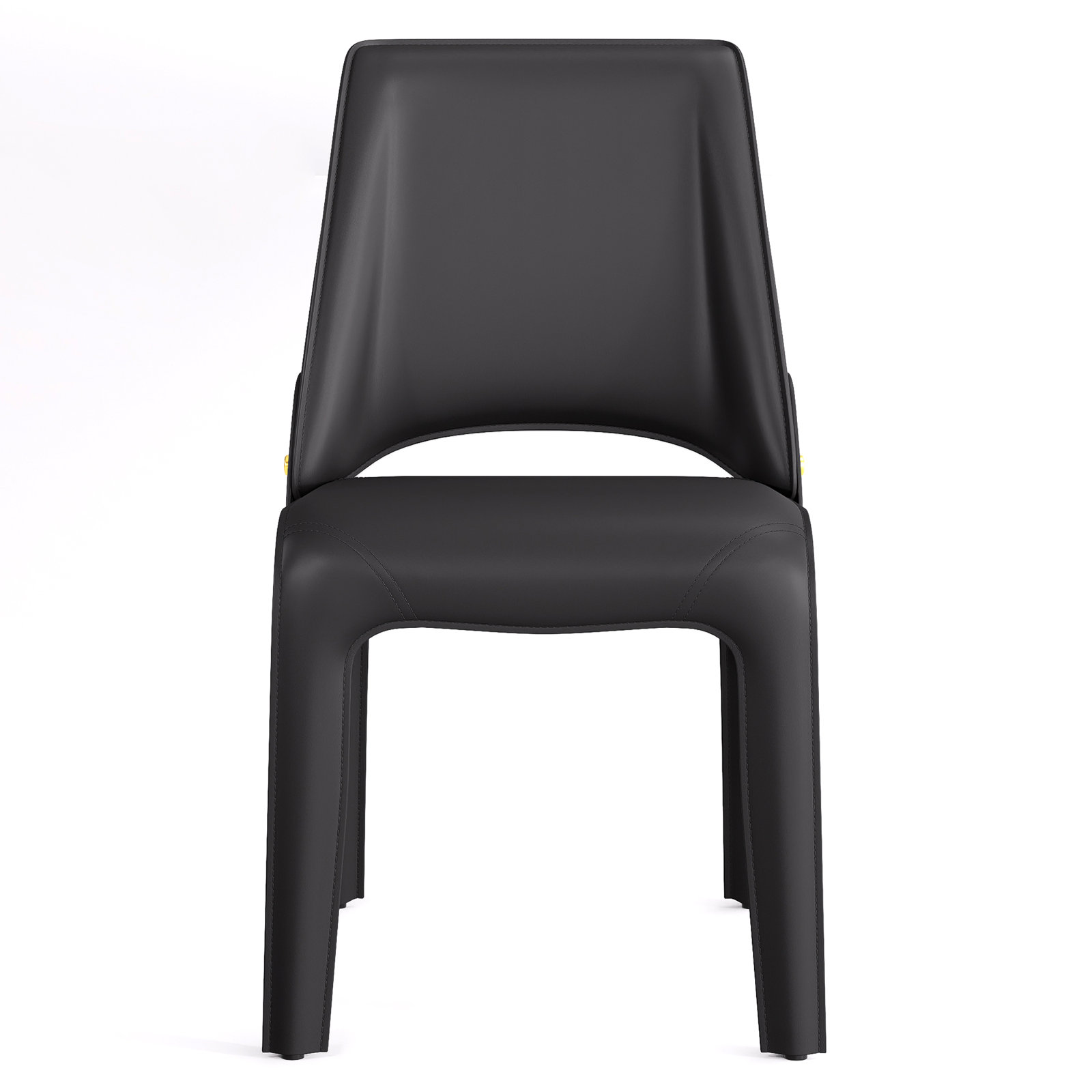 Vannes Dining Chair, Black, 1, No Assembly Needed