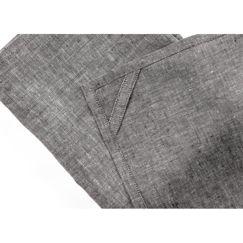 Kitchen Linen - 100% Pure Linen Kitchen Towels, Charcoal Grey