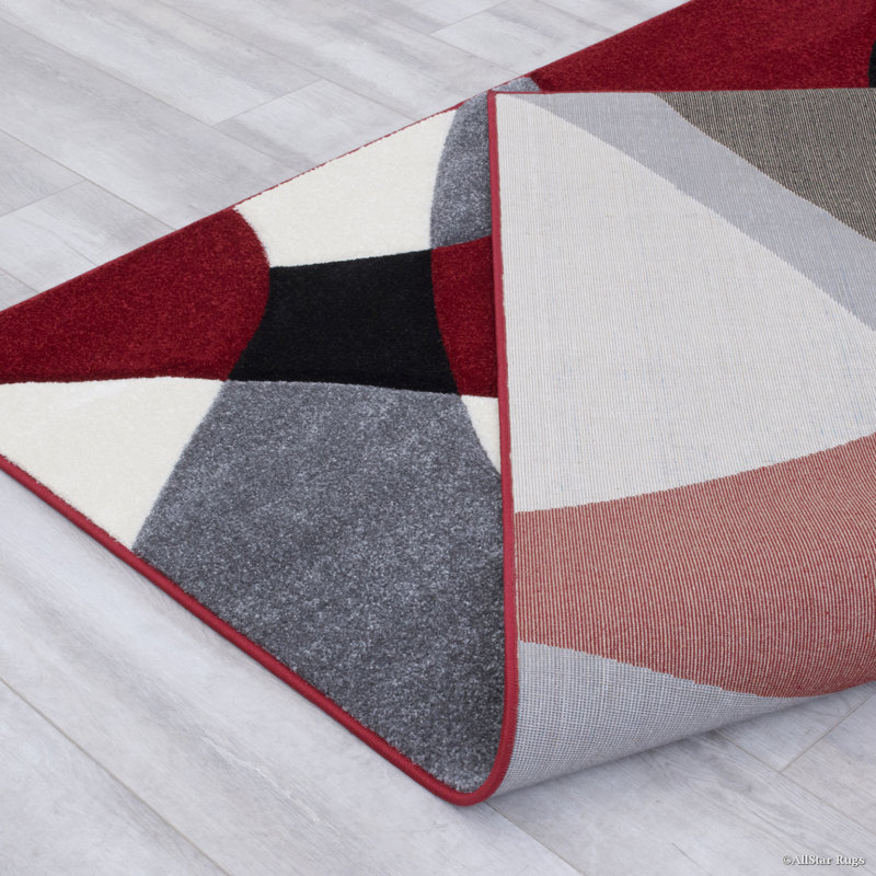Abstract Indoor Rug, Rectangle 5'2" x 7'2"