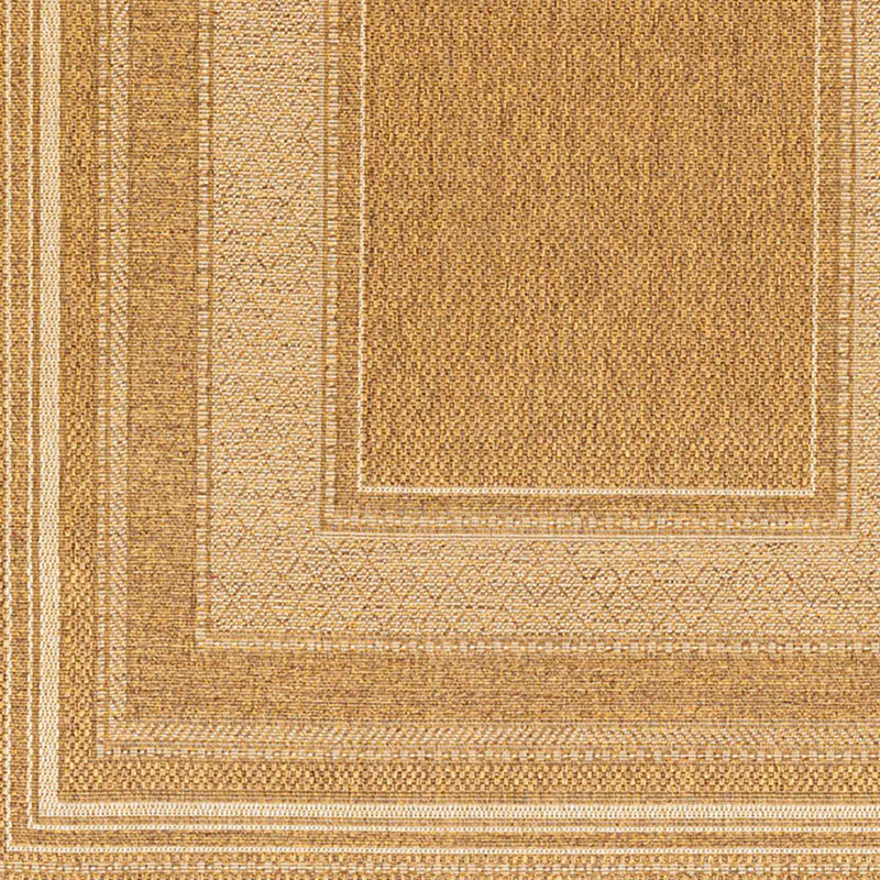 Quamari Indoor & Outdoor Boho Jute-Look Rug Tan/Brown, Rectangle 120 x 170cm