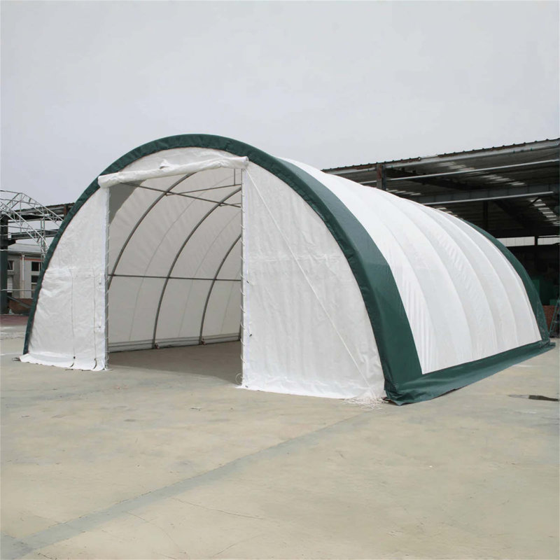 Single Truss Arch Storage Shelter, 180" H x 480" W x 360" D
