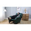 Fauteuil inclinable en cuir véritable Anre avec garniture cloutée-1586502369