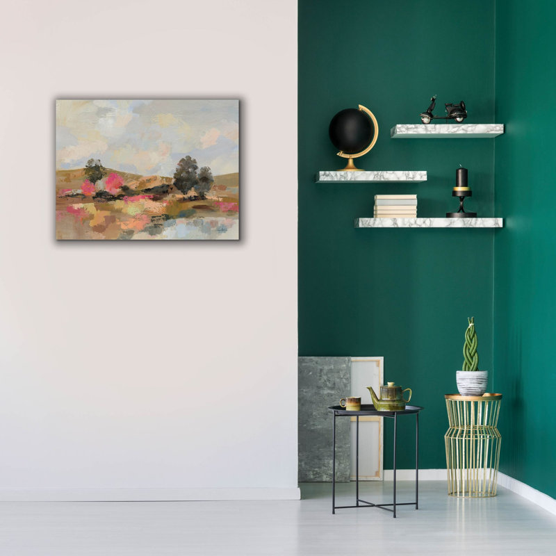 «Lakeside Reminiscence» par Silvia Vassileva, art mural sur toile, H 26 po x l 34 po x P 1,5 po