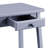 Kaife Gray Accent Table With Display And Utility Function