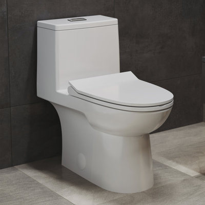 Toilette allongée une pièce à double chasse 1,1 / 1,6 gallon Daxton