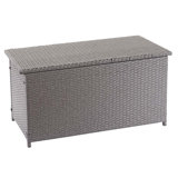 Dakota Fields Hiliritas 135cm W 320L Water Resistant Wicker Deck Box