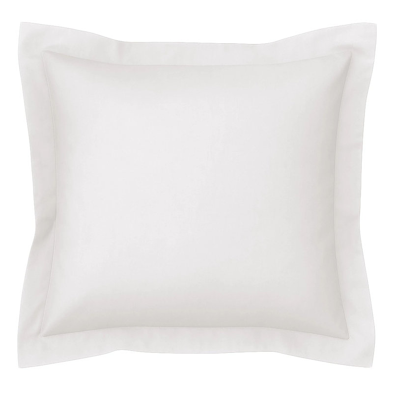Organic Cotton Rose Quartz Sham, White