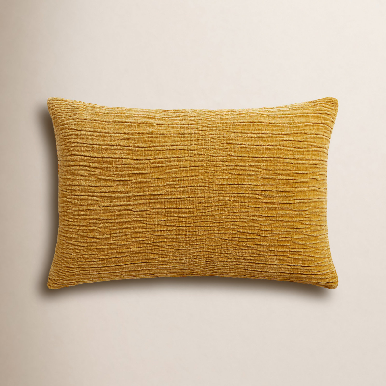 Edan Pillow Cover, 21" x 13", Gold, Pillow Cover Only - No Insert
