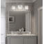 Éclairage pour meuble-lavabo à DEL classique en métal / verre Caydie Prism-2072607478
