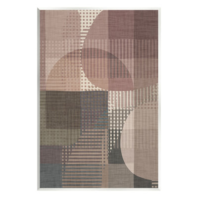 Motif de formes de tons de terre par Victoria Barnes