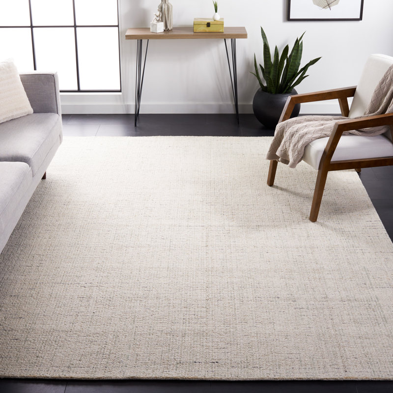 Rheuben Striped Wool Hand Tufted Area Rug, Rectangle 243.84 x 304.8cm
