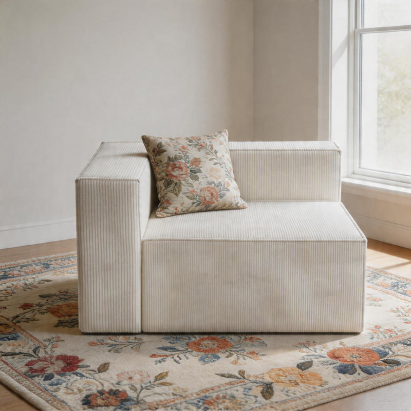 Canapé Corduroy, Beige