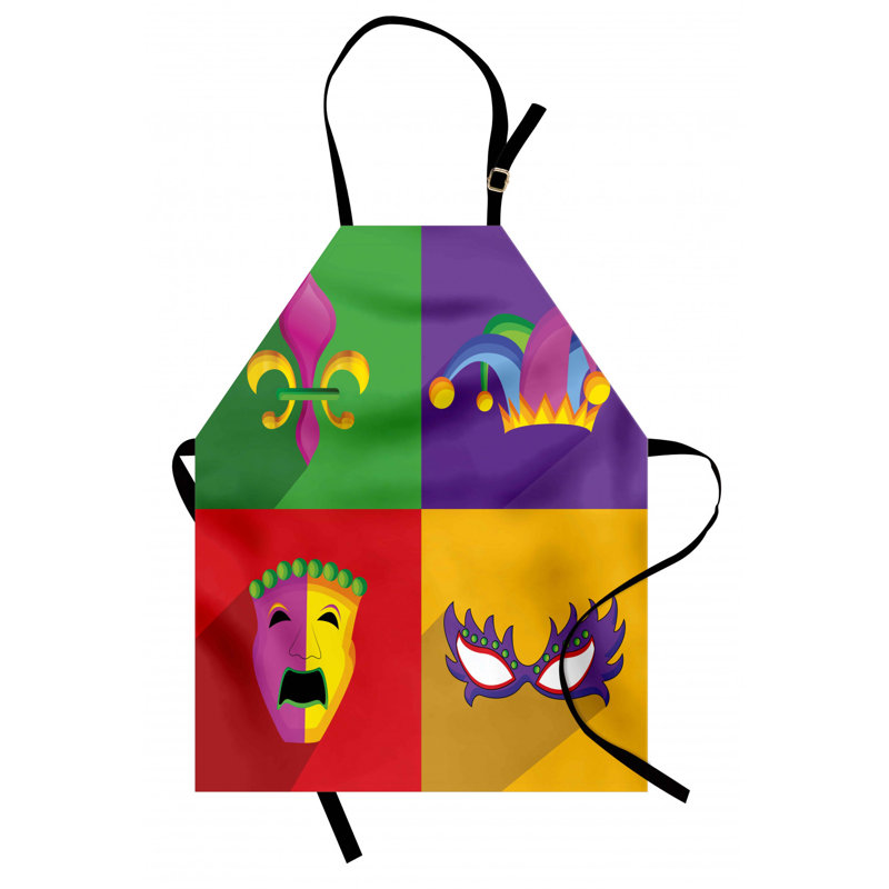 Tablier en gras mardi gras