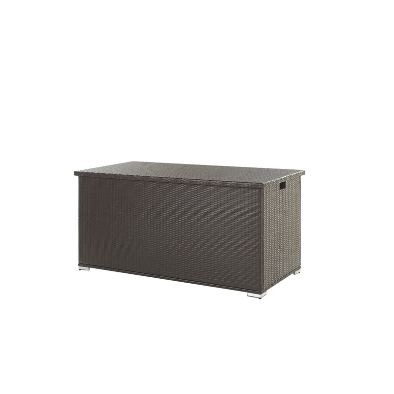 Rebrilliant Wicker Decorative Bin, Brown