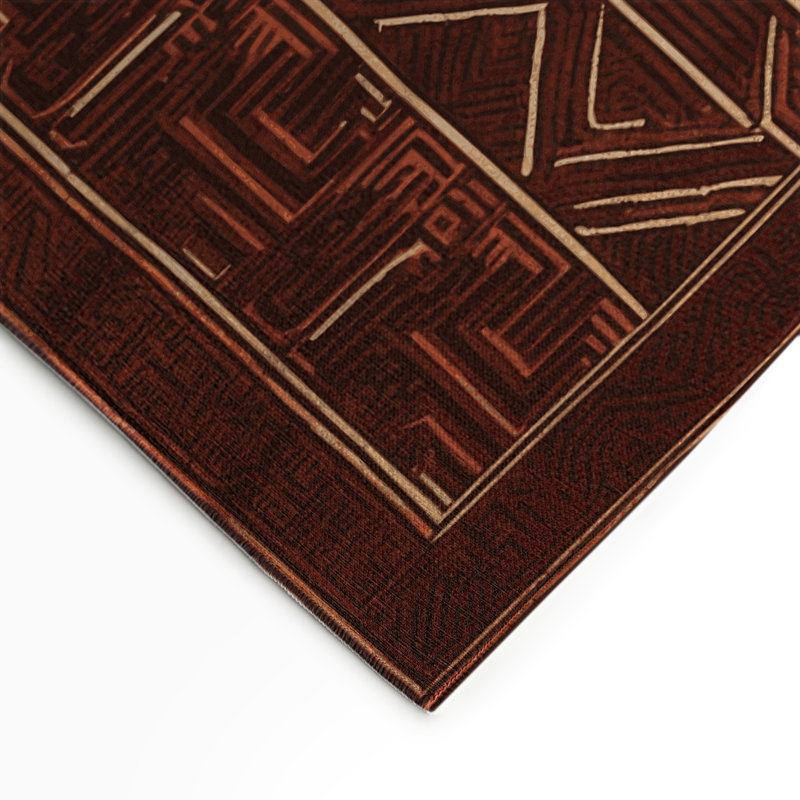 Tapis intérieur et extérieur ArtDeco, Rectangle 5 pi x 7 pi