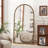 Retro Iron Arch Full Length Mirror With Supporting Feet-818026735