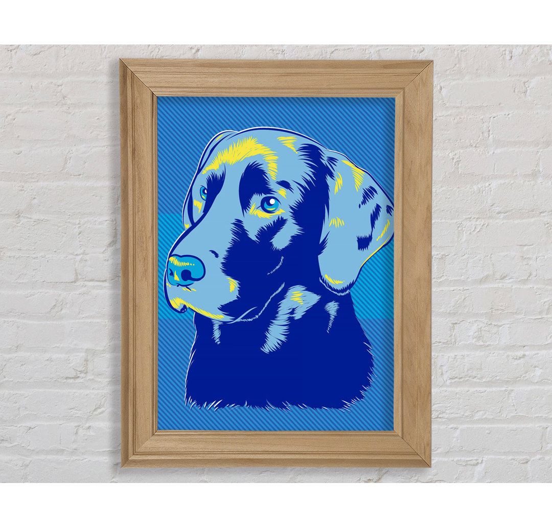 Pop Art Labrador Hund - Druck