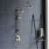 Kauai III 8-in Rain Showerhead Shower System with Slide Bar and Integrated Soap Dish 1.8 GPM