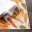 Espace intérieur / extérieur floral Fuhr orange / beige / bleu-221579363