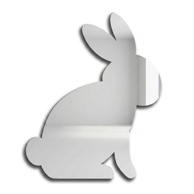 Playful Bunny Accent Wall Mirror