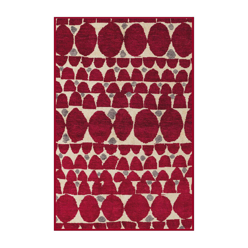 Abstract Indoor Rug, Rectangle 5' x 7'