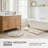 Casablanca Taupe Medallion 100% Cotton Tufted 25'' Bath Rug-1754734698-1757859065