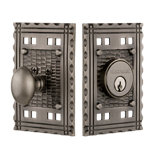 Nostalgic Warehouse Craftsman Plate Single Cylinder Deadbolt