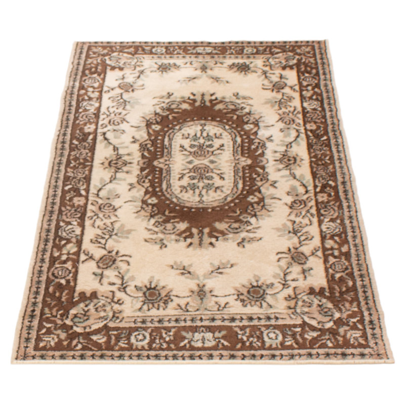 Tapis crème Melis Vintage 3 pi 8 po x 6 pi 7 po