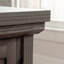 Dossier en brun - Solution de rangement polyvalente pour la maison, tablette réglable, salon et vestibule, construction, quincaillerie en métal noir avec une finition pour les autres pièces de bureau, construction légère,