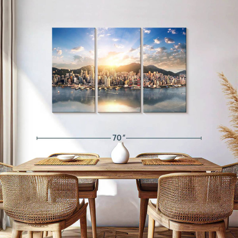 Rorry Hong Kong Sunshine, 36" H x 57" W