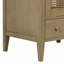 Meuble-lavabo 24 po sans lavabo, base seulement, armoire en rotin avec portes et tiroir, cadre solide et panneau de fibres à densité moyenne