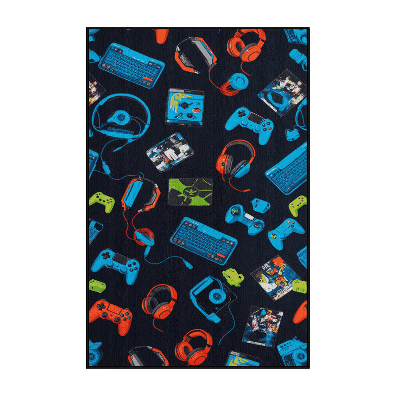  Tapis lavable Esports, Rectangle 7 pi x 9 pi