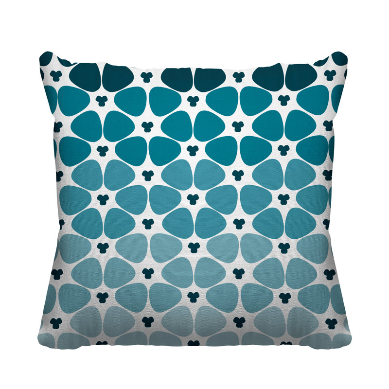 Housse et insert de coussin d'extérieur carré Shani, H 15 po x l 15 po, L 15 po x H 15 po