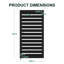 6Ft H Slatted Aluminum Gate (Not Including Posts)-118606653-121450068